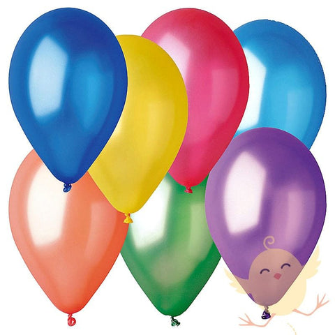 100 Pcs Party Balloons with 1 Hand Balloon Air Pump