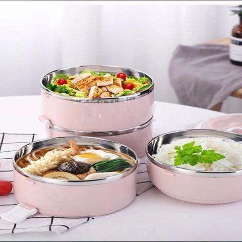 3-Layer Insulated Lunch Box For Boys – Stainless Steel & Durable