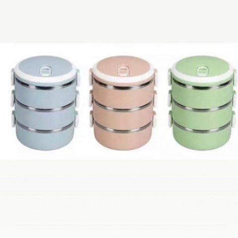 3-Layer Insulated Lunch Box For Boys – Stainless Steel & Durable