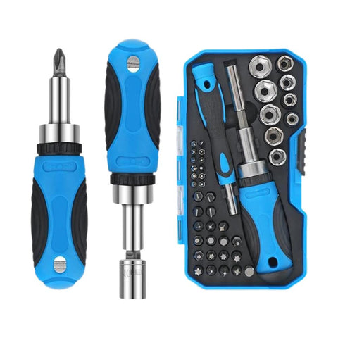 44-in-1 Multifunctional Screwdriver Ratchet Set - Multi-tool Kit
