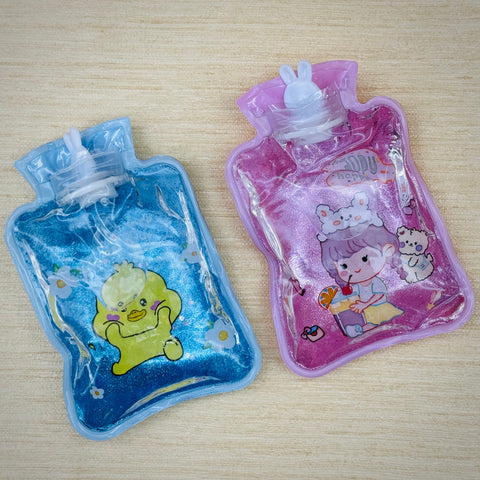 Hot Water Bag Transparent| for period cramps | for Pain Relief Hot bag | Small Cute Mini Size Hot and Cold Winter Water Bag | Hand Warmer Hot Bag| Hot Bag for girl| 4 Pieces Set