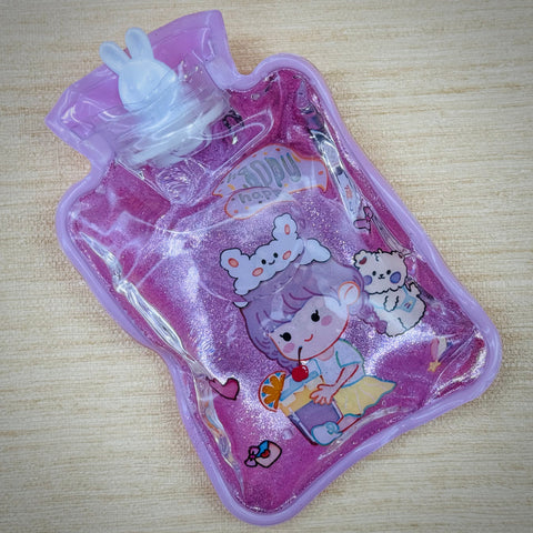Hot Water Bag Transparent| for period cramps | for Pain Relief Hot bag | Small Cute Mini Size Hot and Cold Winter Water Bag | Hand Warmer Hot Bag| Hot Bag for girl| 2 Pieces Set