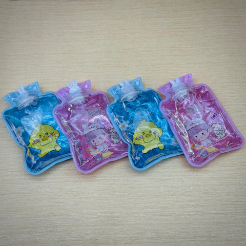 Hot Water Bag Transparent| for period cramps | for Pain Relief Hot bag | Small Cute Mini Size Hot and Cold Winter Water Bag | Hand Warmer Hot Bag| Hot Bag for girl| 4 Pieces Set