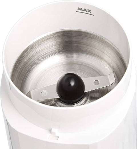 Amazon Basics Electric Coffee Grinder - White