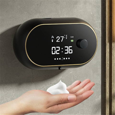 Automatic Foaming Soap Dispenser – Rechargeable Touchless Sensor Wall-Mounted Hand Sanitizer & Liquid Soap Dispenser