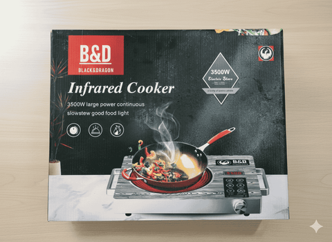 Black & Dragon 3500W Infrared Hot Plate