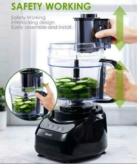 Decen Food Processor - FP9024A-GS