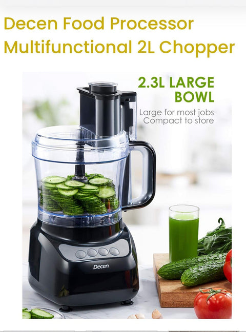Decen Food Processor - FP9024A-GS