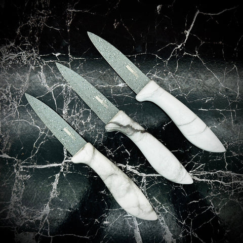 DIEO Marble Kitchen Knife Set - Pack of 3