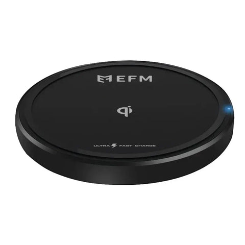 EFM Leather 15W Wireless Charge Pad - Ultra Fast Wall Charger