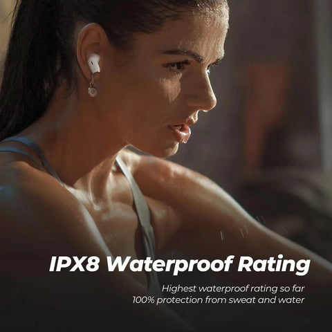 ENACFIRE E90 Wireless Earbuds – True Wireless, Long Battery, IPX8 Waterproof