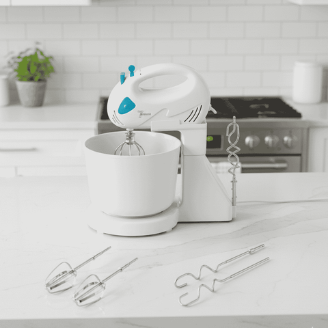 Euron 7 Speed Electric Hand Mixer with Bowl - EHM-7100W