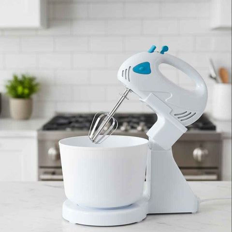 Euron 7 Speed Electric Hand Mixer with Bowl - EHM-7100W