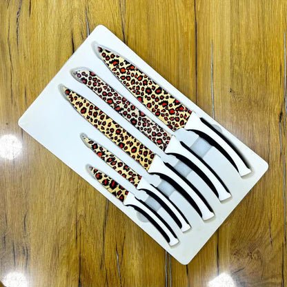 Fissman 5 Pcs Kitchen Knife Set - Sharp, Durable & Stainless Steel