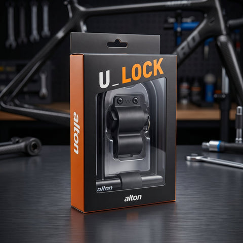 Heavy-Duty Bicycle U-Lock – Anti-Theft Security Lock with Mounting Bracket