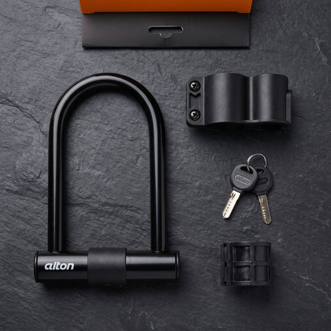 Heavy-Duty Bicycle U-Lock – Anti-Theft Security Lock with Mounting Bracket