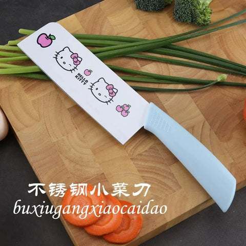 Hello Kitty Meat Cleaver - Sharp, Durable, Stylish, and Stainless Steel