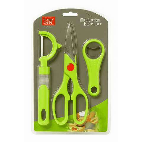 Home Belle Kitchen Helping Tools - Peeler, Scissor & Bottle Opener