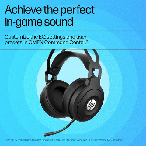 HP X1000 Wireless USB Over Ear Gaming Headphones with 7.1 Surround Sound with Mic/ 50 mm Drivers (Form Expired)