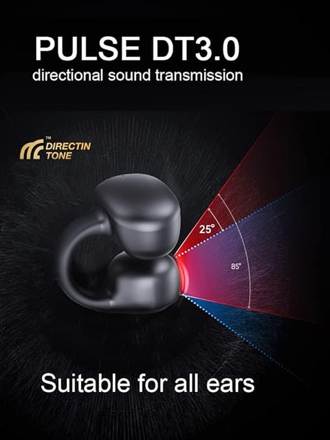 i113 Wireless Ear Clip Bone Conduction Headphones Fones - Bluetooth 5.3 Ear Clip On Ear Earring Sports Earphones Earbud Hooks