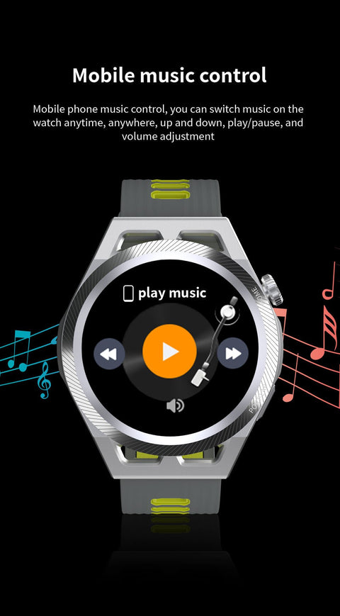 IP67 Waterproof Smartwatch with Heart Rate & Sleep Monitoring