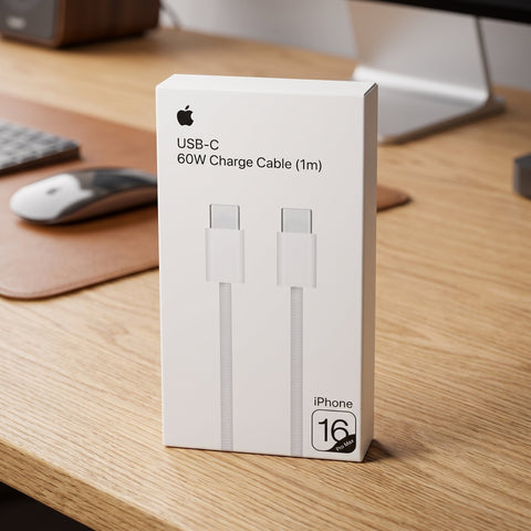 iPhone 16 Pro Max 60W USB-C Charging Cable (1m) - Fast Charge & Sync