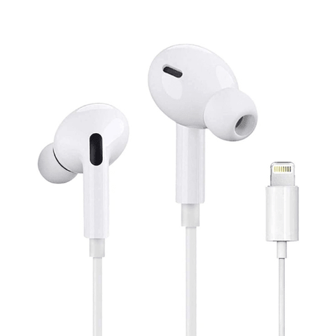 iPhone Bluetooth Handsfree with Lightening Connector (Built-in Microphone & Volume Control) in-Ear Stereo Headphones