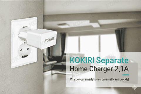 KOKIRI Mobile Adapter 2.1 A - Fast USB Charger (Single Port)