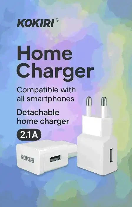 KOKIRI Mobile Adapter 2.1 A - Fast USB Charger (Single Port)