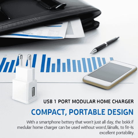 KOKIRI Mobile Adapter 2.1 A - Fast USB Charger (Single Port)