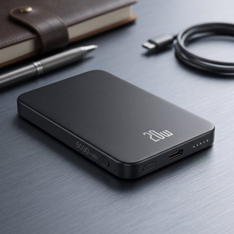 MagSafe 5000mAh 20W Fast Charging Power Bank – Magnetic Wireless Portable Charger