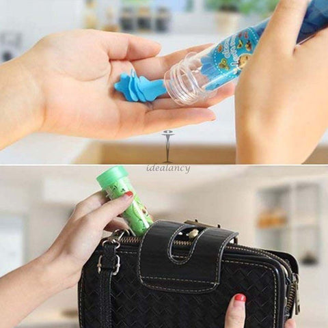 Mini Paper Soap - Set Of 6 Plastic Bottle