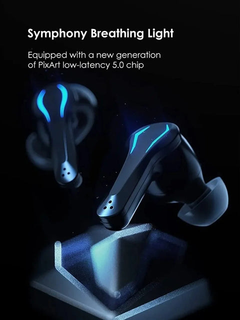 Occiam MD012 Gamer Wireless Bluetooth Earbuds - True Wireless, Deep Bass, Long Battery Life