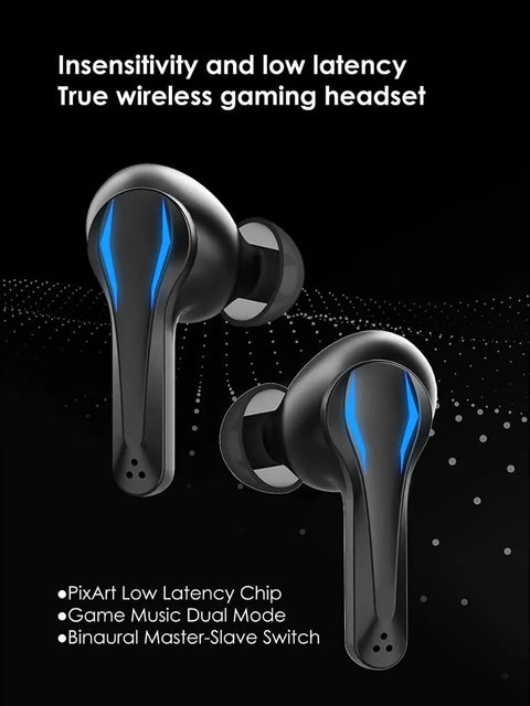 Occiam MD012 Gamer Wireless Bluetooth Earbuds - True Wireless, Deep Bass, Long Battery Life